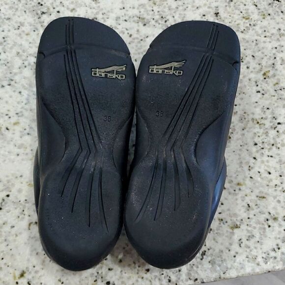 Dansko black leather mules, size 38 - Picture 6 of 9